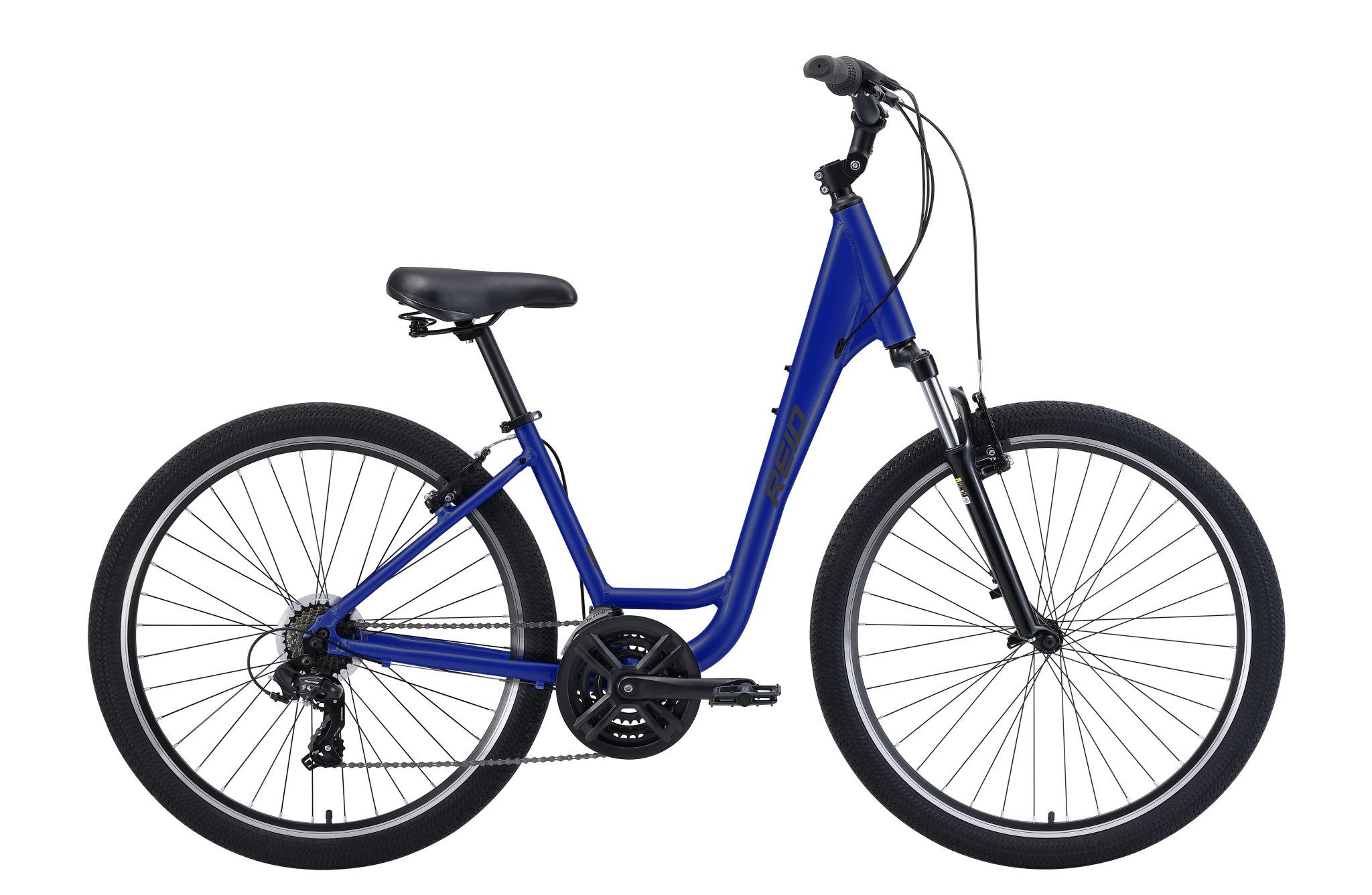 Comfort 2 Step Through Commuter Bike Navy Blue