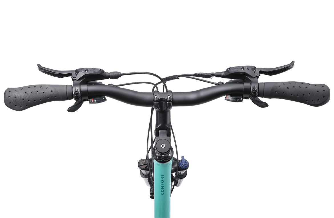 Comfort 3 Step Through Commuter Bike Teal Bikes Reid