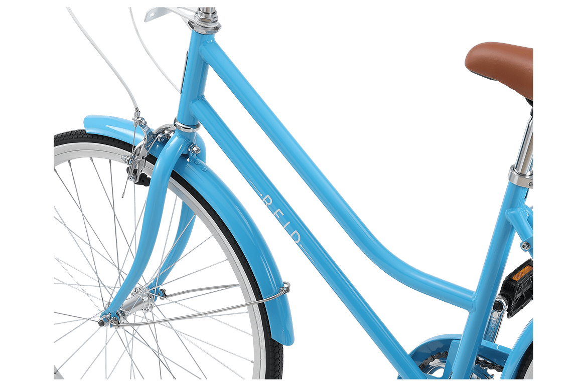 Girls Classic Petite 24" Vintage Bike Baby Blue Kids Bike Reid