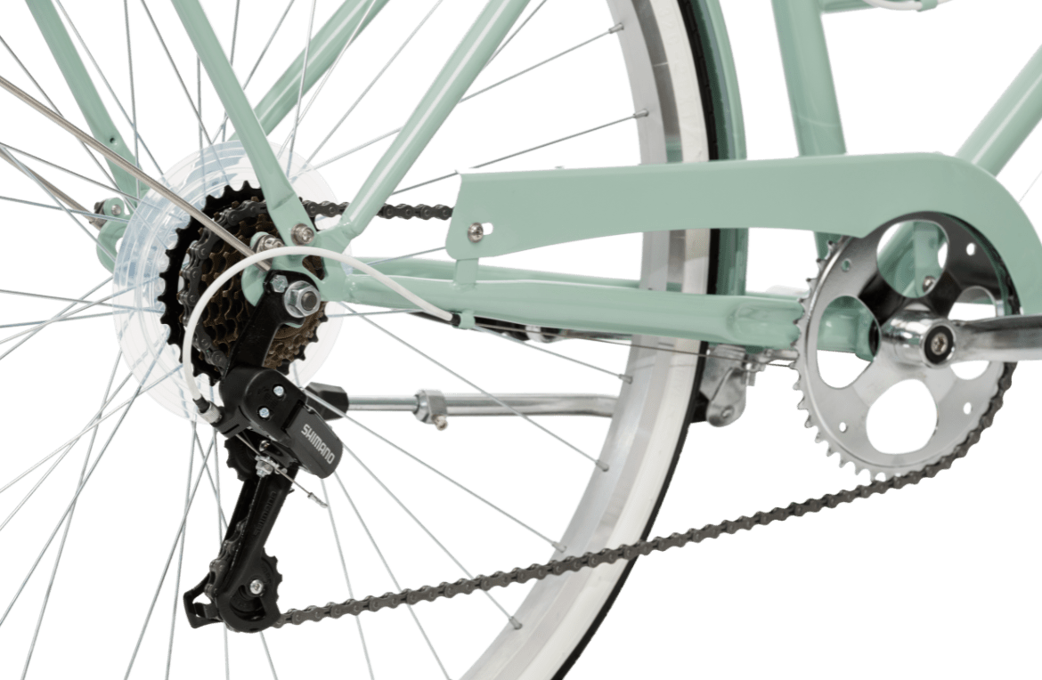 Ladies Classic 7-Speed Vintage Bike Sage Bikes Reid