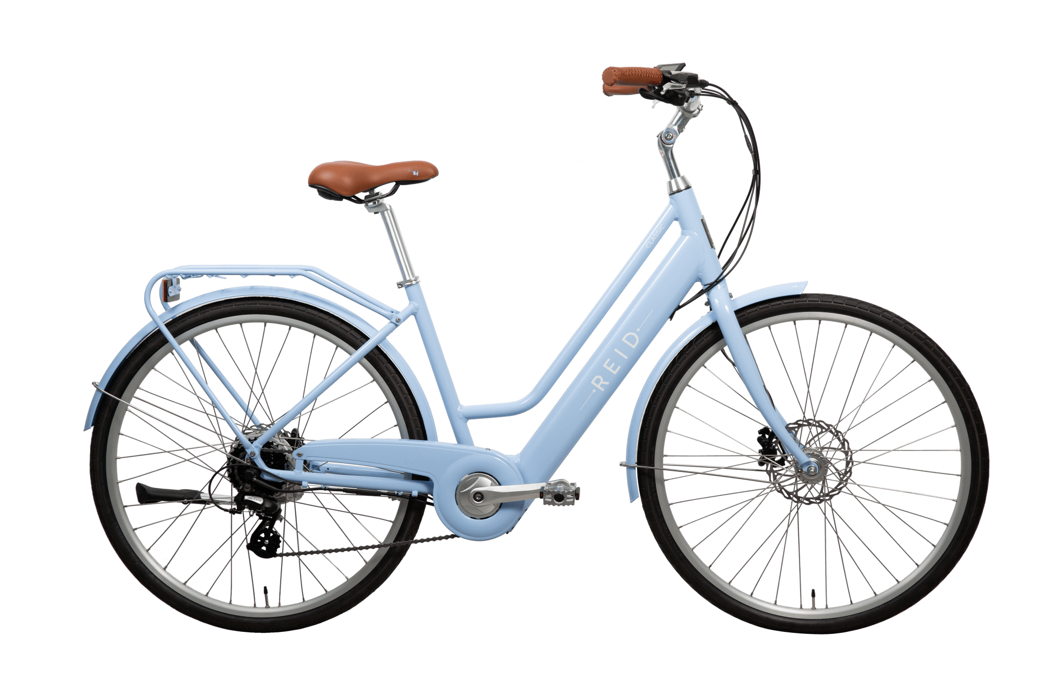 Ladies Classic eBike Baby Blue W/Throttle