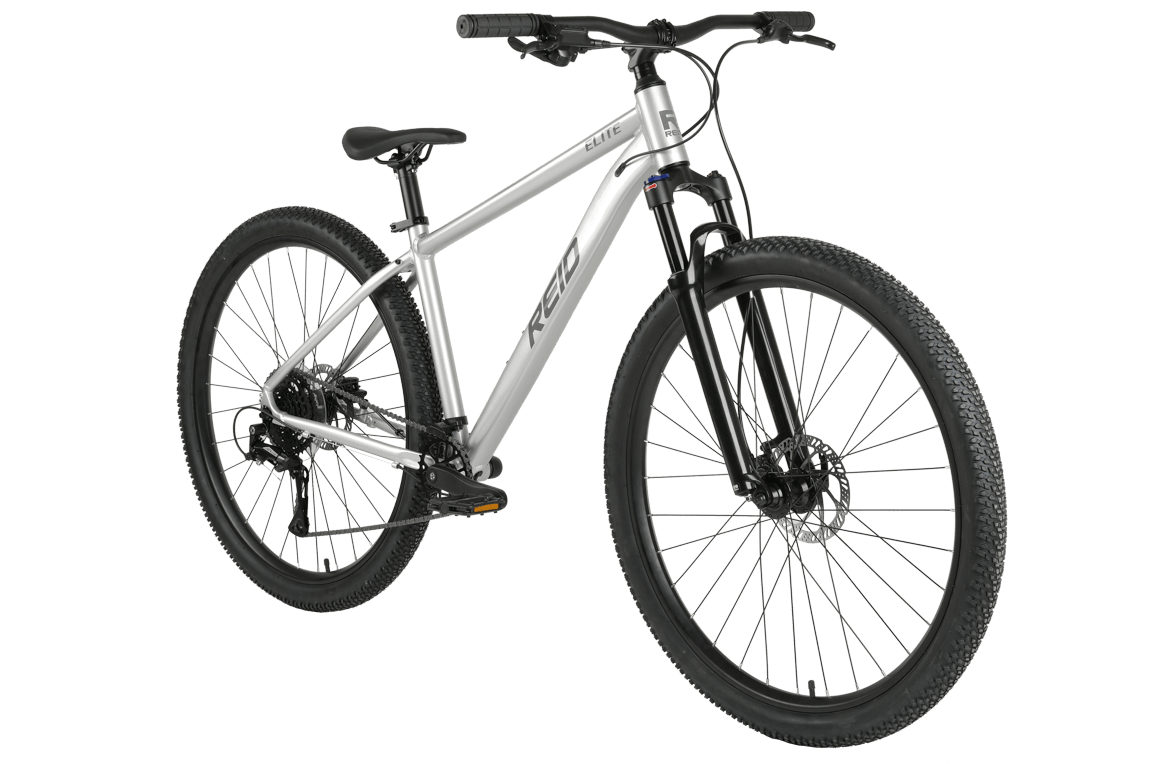 MTB Elite 27.5" Mountain Bike MY24 Silver Bikes Reid