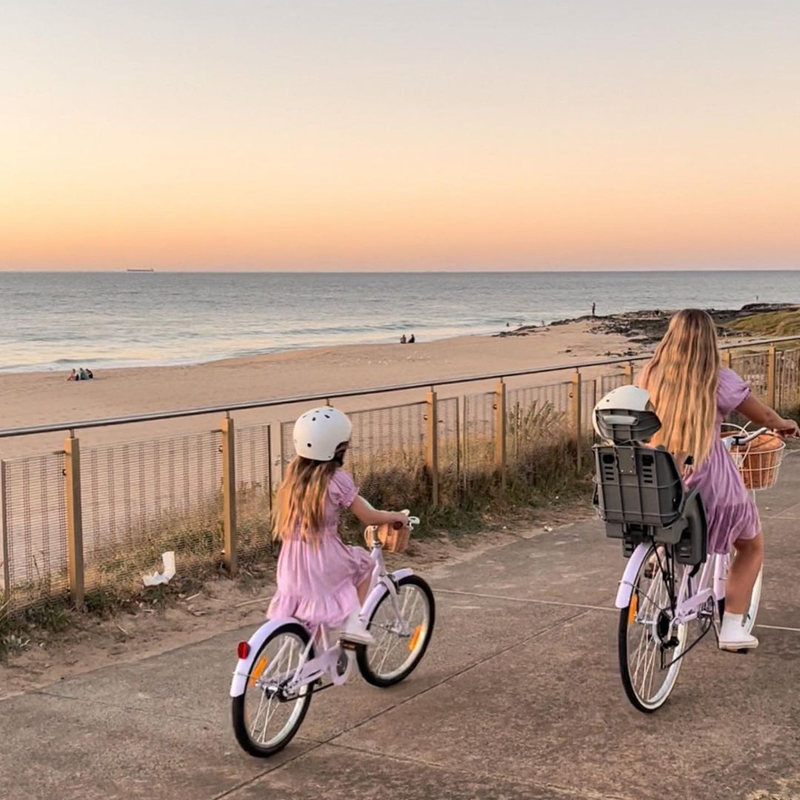 Ladies Classic Vintage Bike Lavender