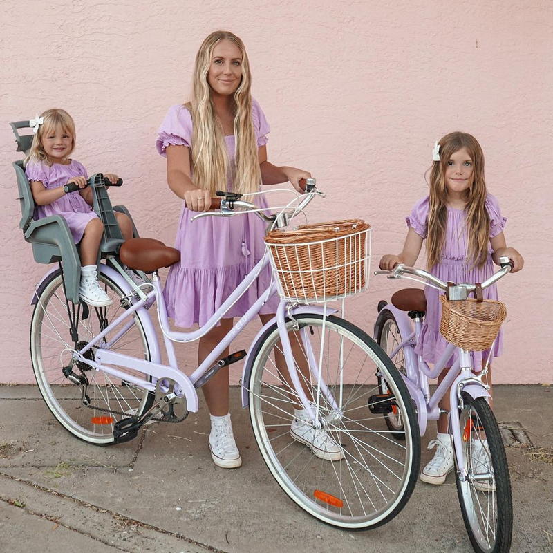 Ladies Classic Vintage Bike Lavender