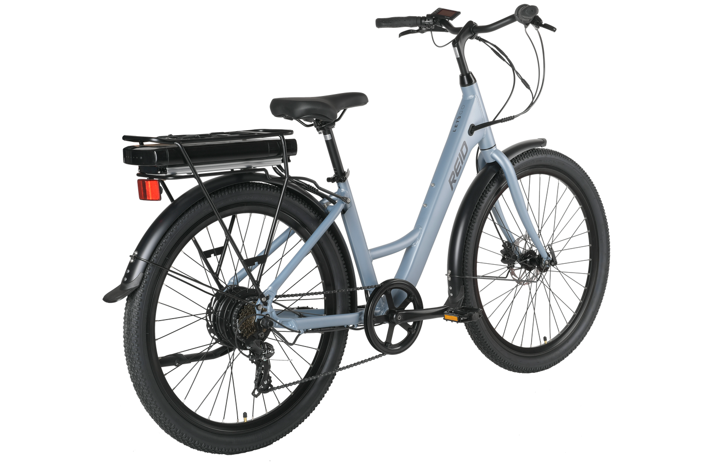 grey electric bicycle Let's Go USA eBike MY24 Grey