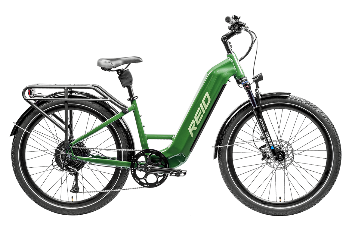 green bike electric bicycle NOKOURBAN | Urban Chain-Drive E-Bike more powerful 750 A new type of rental