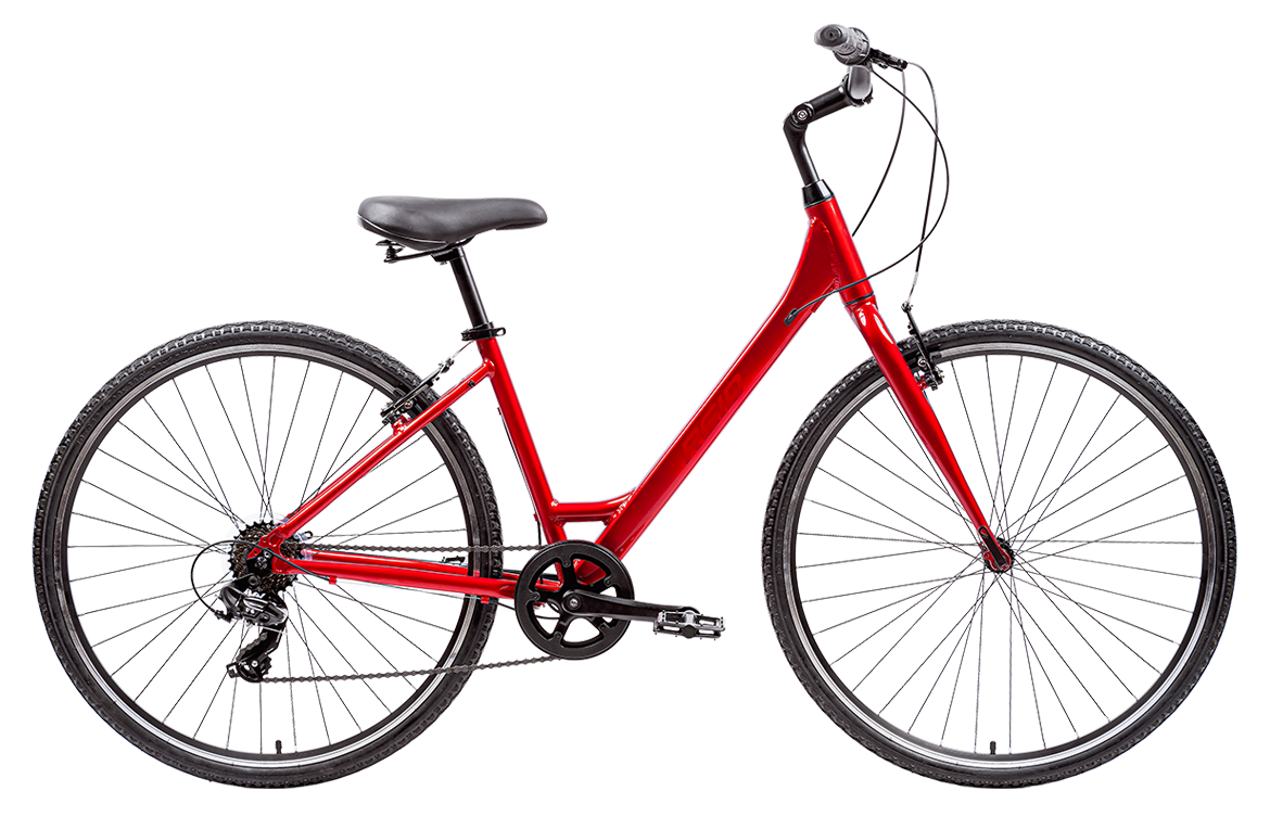 Comfort 1 Step Through 700c MY25 Commuter Bike Red