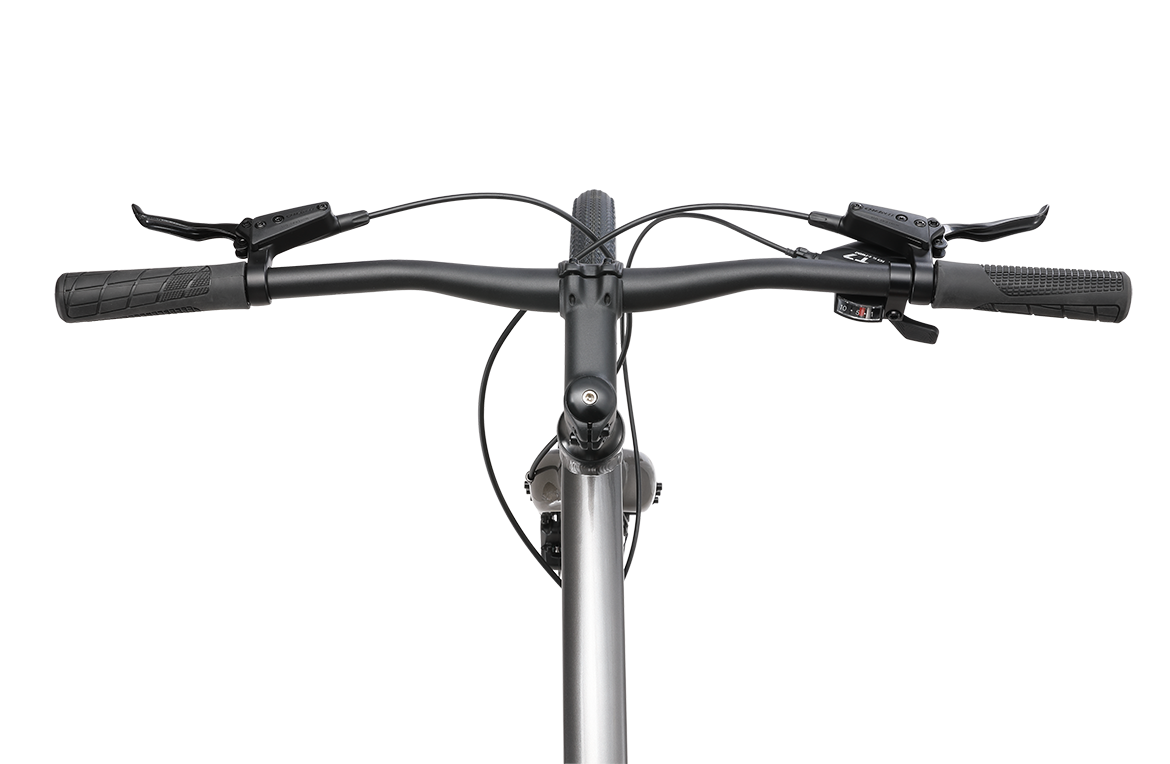 flat bar steel gravel bike Reid Firetrail 2 Flatbar Gravel (Grey, S, 48 cm)