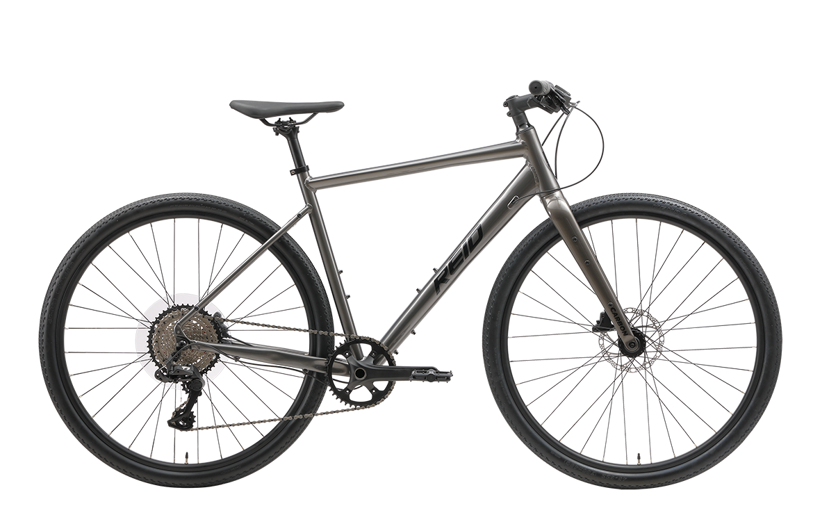 gravel bike flat Reid Firetrail 2 Flatbar Gravel (Grey, S, 48 cm)