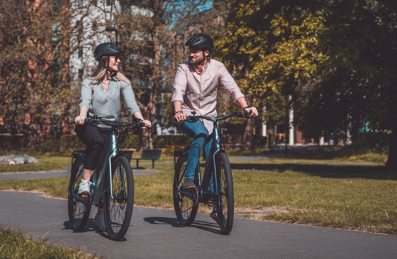 Blacktop 1.0 Step Through eBike With Throttle Iced Mint eBikes Reid