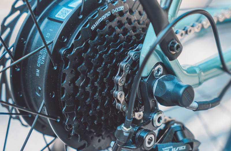 Blacktop 1.0 eBike With Throttle Iced Mint eBikes Reid