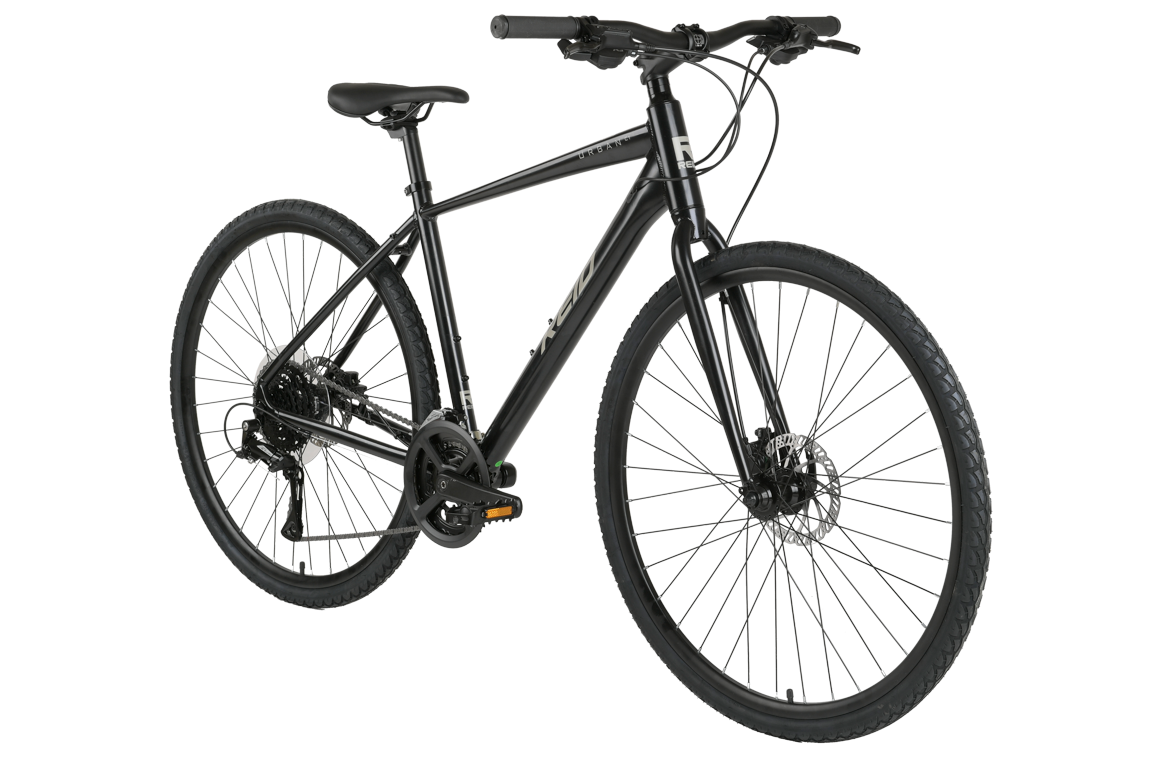 Urban C1 Commuter Bike MY24 Black Bikes Reid