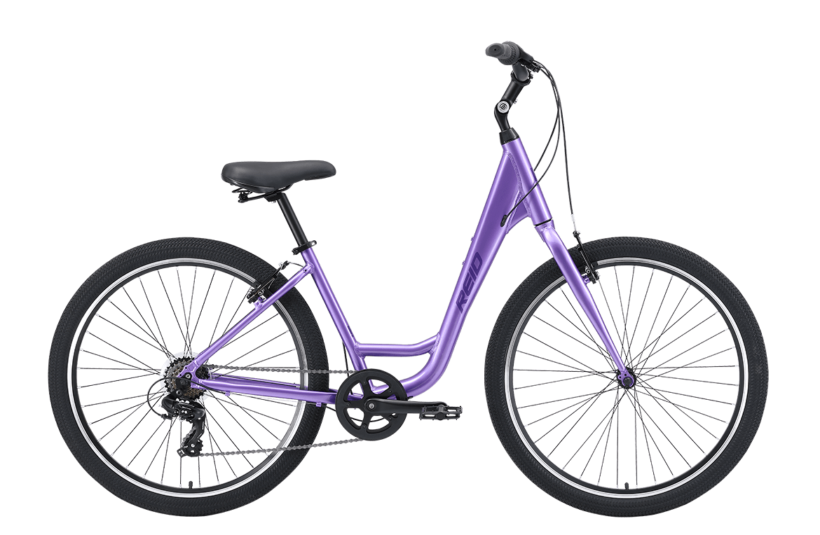 Comfort 1 Step Through Commuter Bike Purple Bikes Reid   