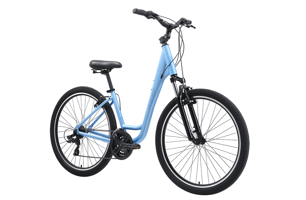 Comfort 2 Step Through Commuter Bike Blue Bikes Reid   