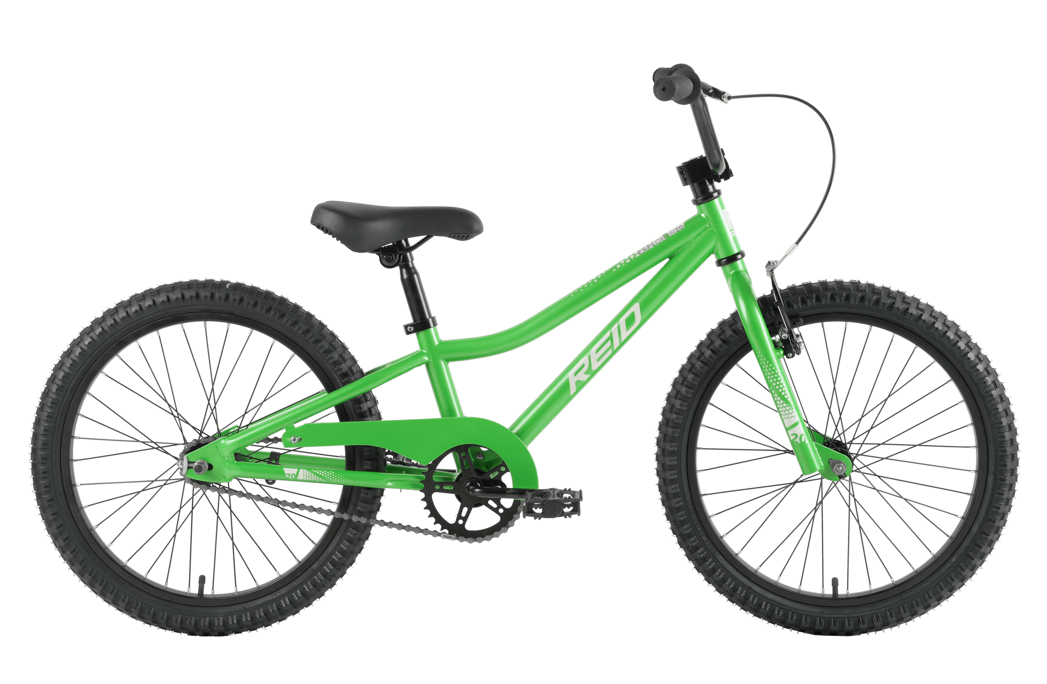 Explorer S 20" Kids Bike MY24 Fluro Green Bikes Reid