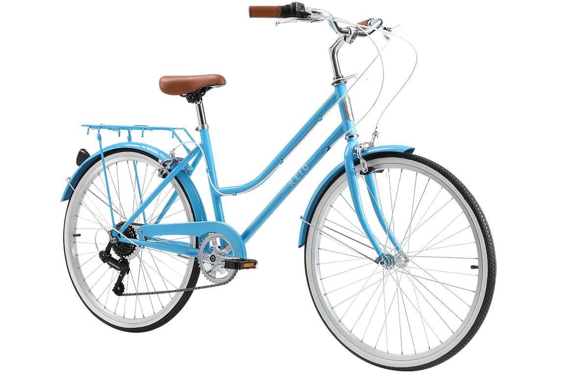 Girls Classic Petite 24" Vintage Bike Baby Blue Kids Bike Reid   