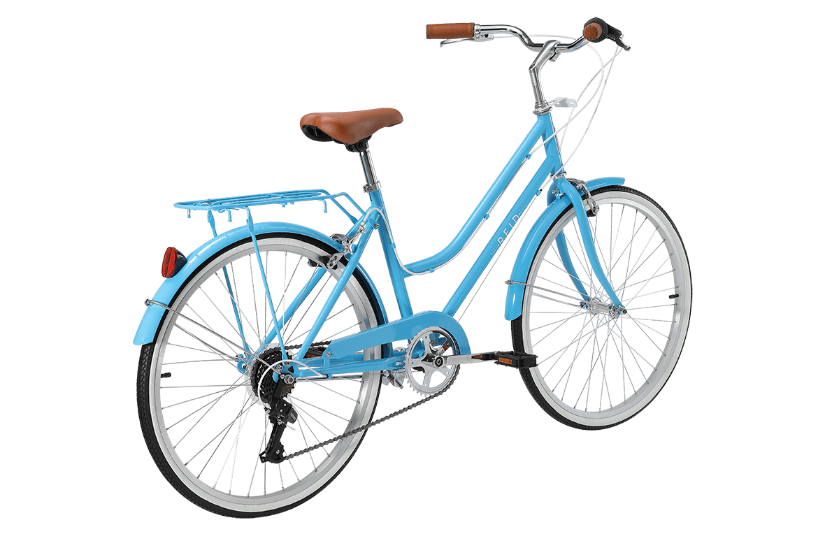Girls Classic Petite 24" Vintage Bike Baby Blue Kids Bike Reid   