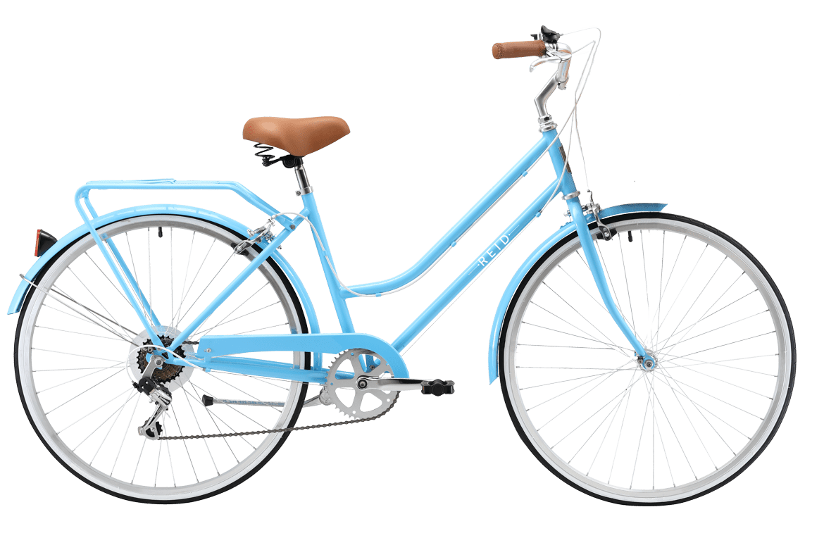 Ladies Classic 7-Speed Vintage Bike Baby Blue Bikes Reid   