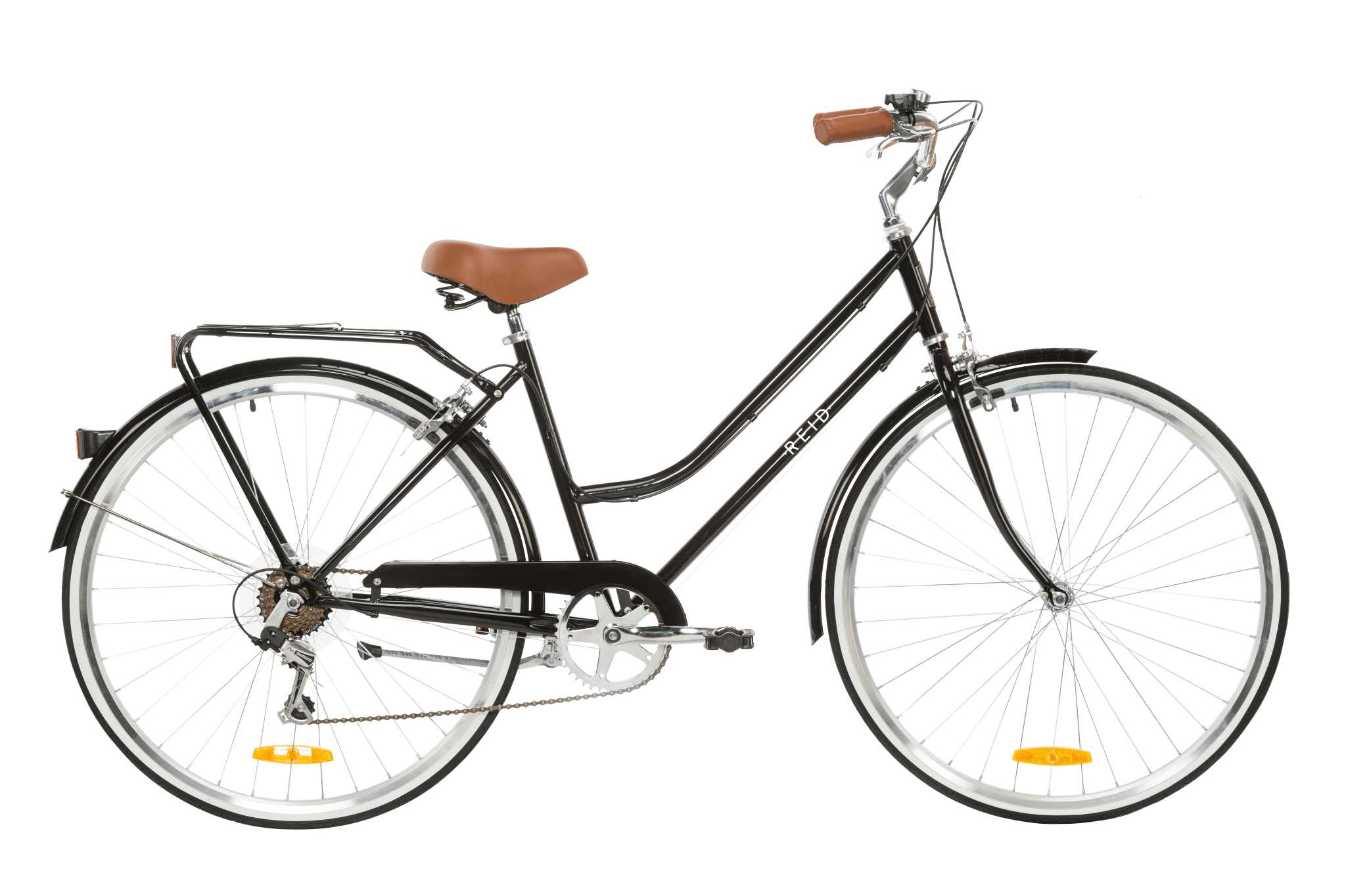 Ladies Classic 7-Speed Vintage Bike Black