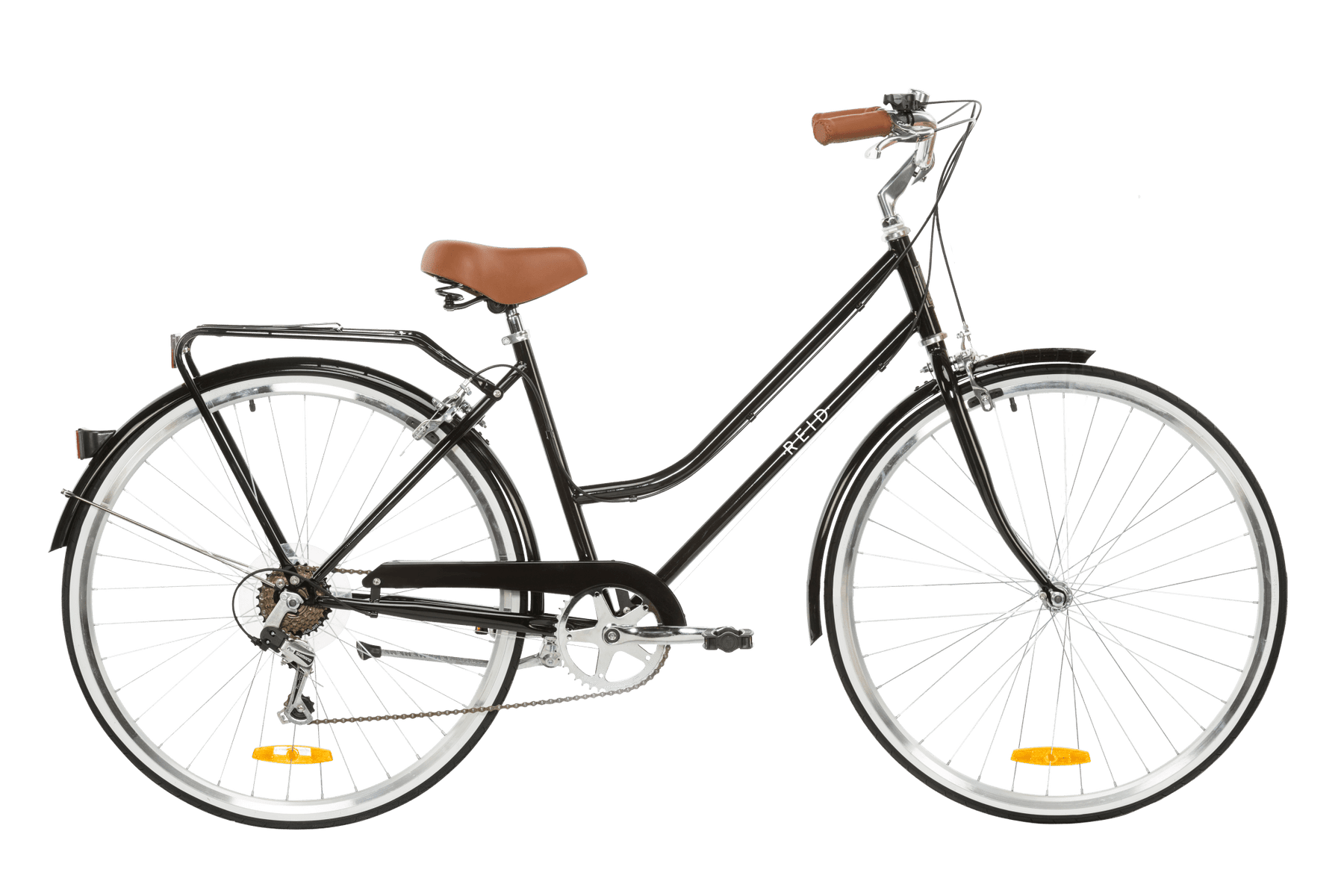 Ladies Classic 7-Speed Vintage Bike Black
