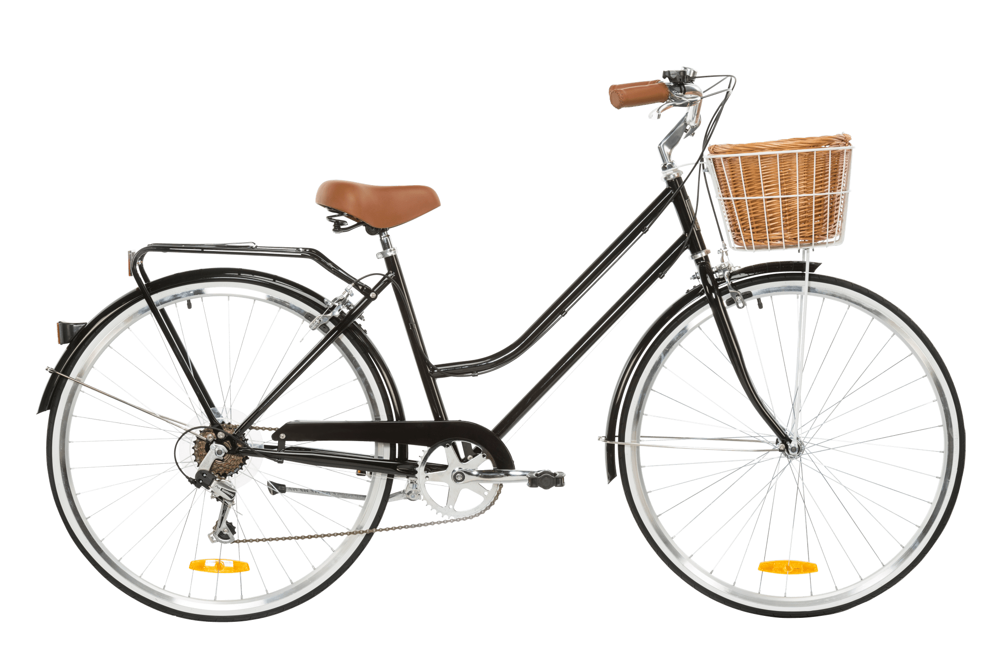 Ladies Classic 7-Speed Vintage Bike Black