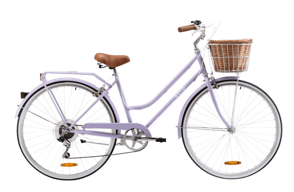 Ladies Classic 7-Speed Vintage Bike Lavender