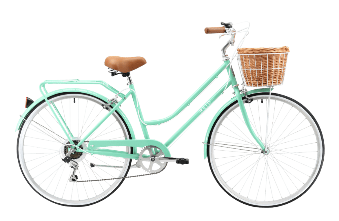 Ladies Classic 7-Speed Vintage Bike Mint Green