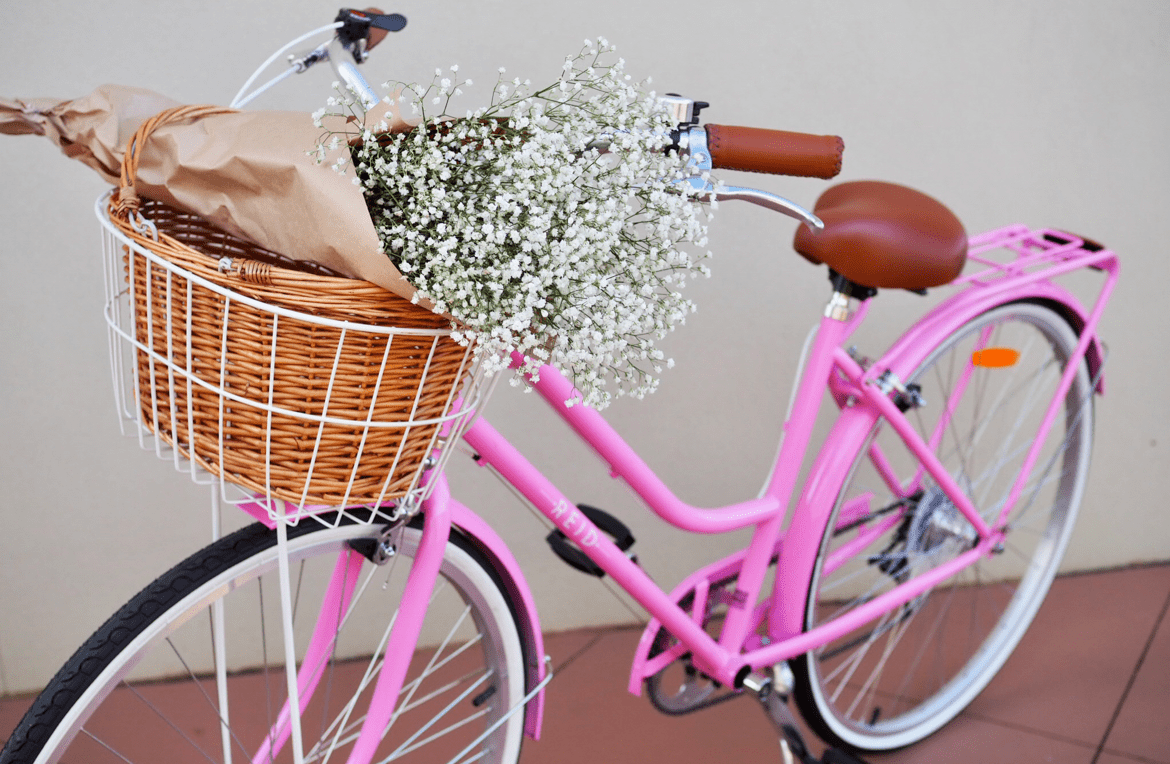 Ladies Classic 7-Speed Vintage Bike Pink Bikes Reid   