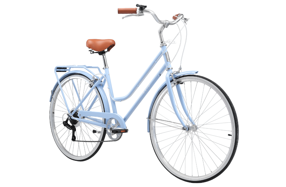 Ladies Classic 7-Speed Vintage Bike Sky Blue Bikes Reid