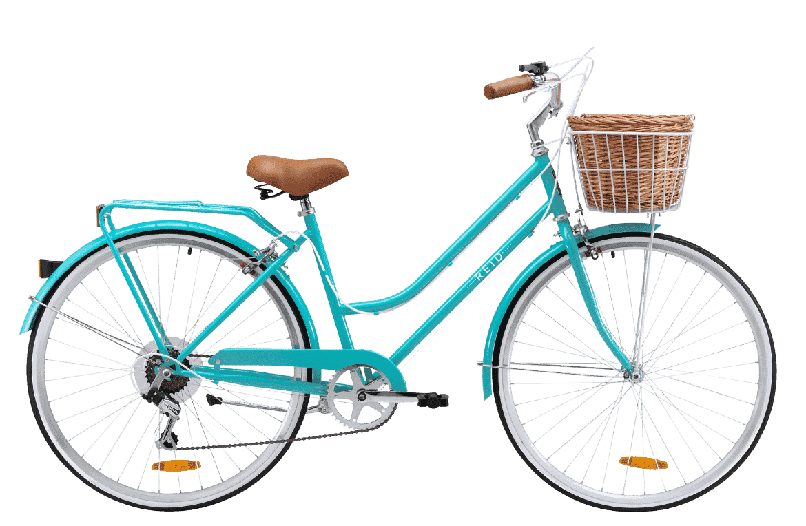 Ladies Classic 7-Speed Vintage Bike Turquoise