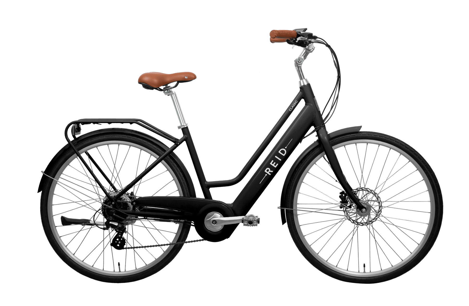 women's electric bicycles HBBC Cruiser White/Mint | Huntington Beach bright headlights and rear warning reflectors escort you safely when you go home at night Ladies Classic eBike Black