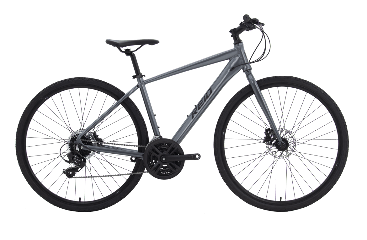 Transit Pro Disc Commuter Bike Grey Bikes Reid   