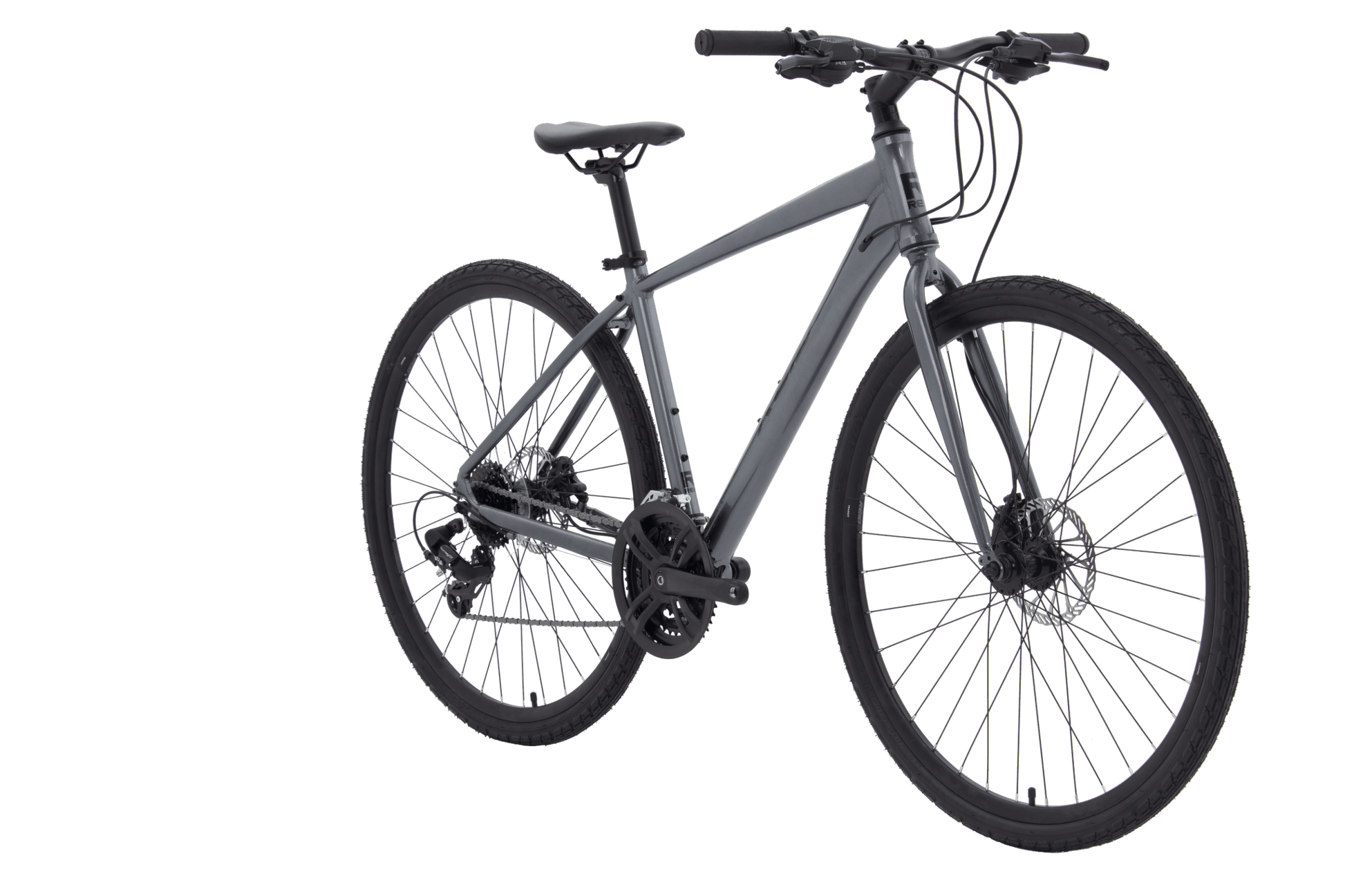 Transit Pro Disc Commuter Bike Grey Bikes Reid