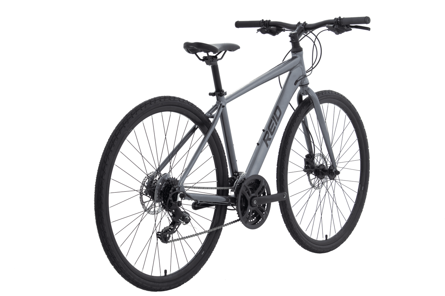 Transit Pro Disc Commuter Bike Grey Bikes Reid